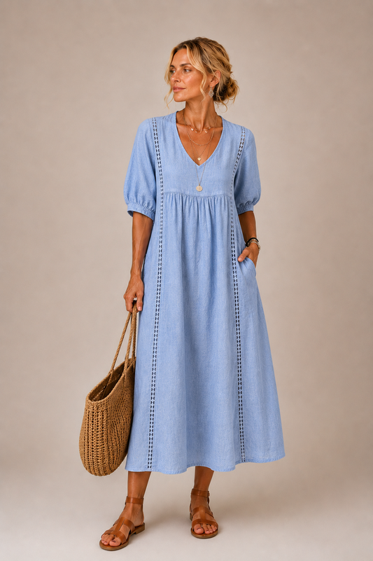 SOFIA | VESTIDO MIDI VERANIEGO