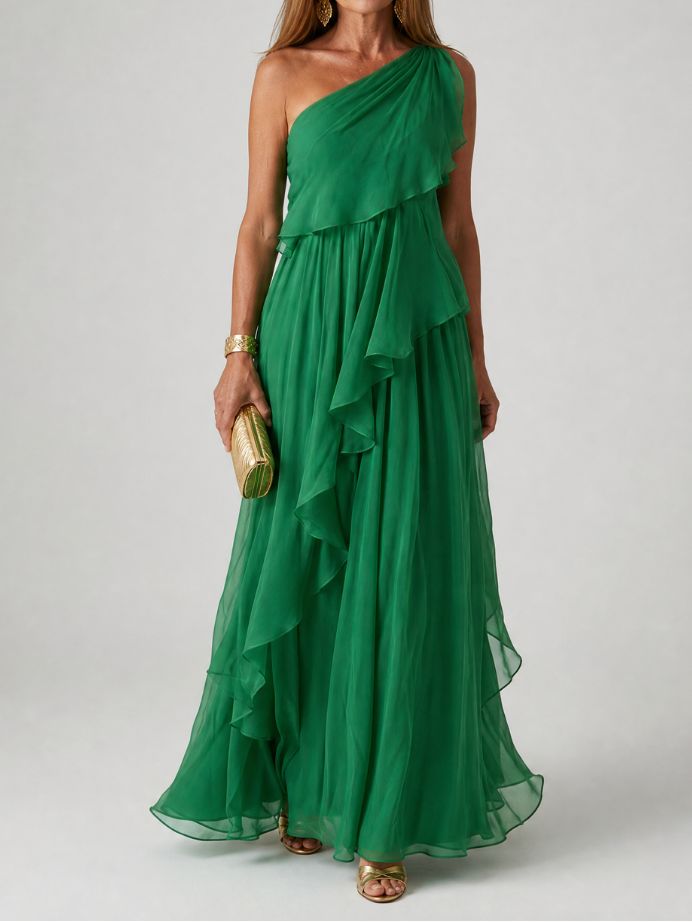 Valeria | Vestido maxi - Verde