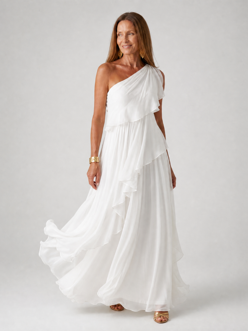 Valeria | Vestido maxi - Blanco