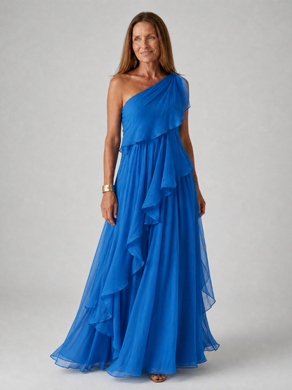 Valeria | Vestido maxi - Azul