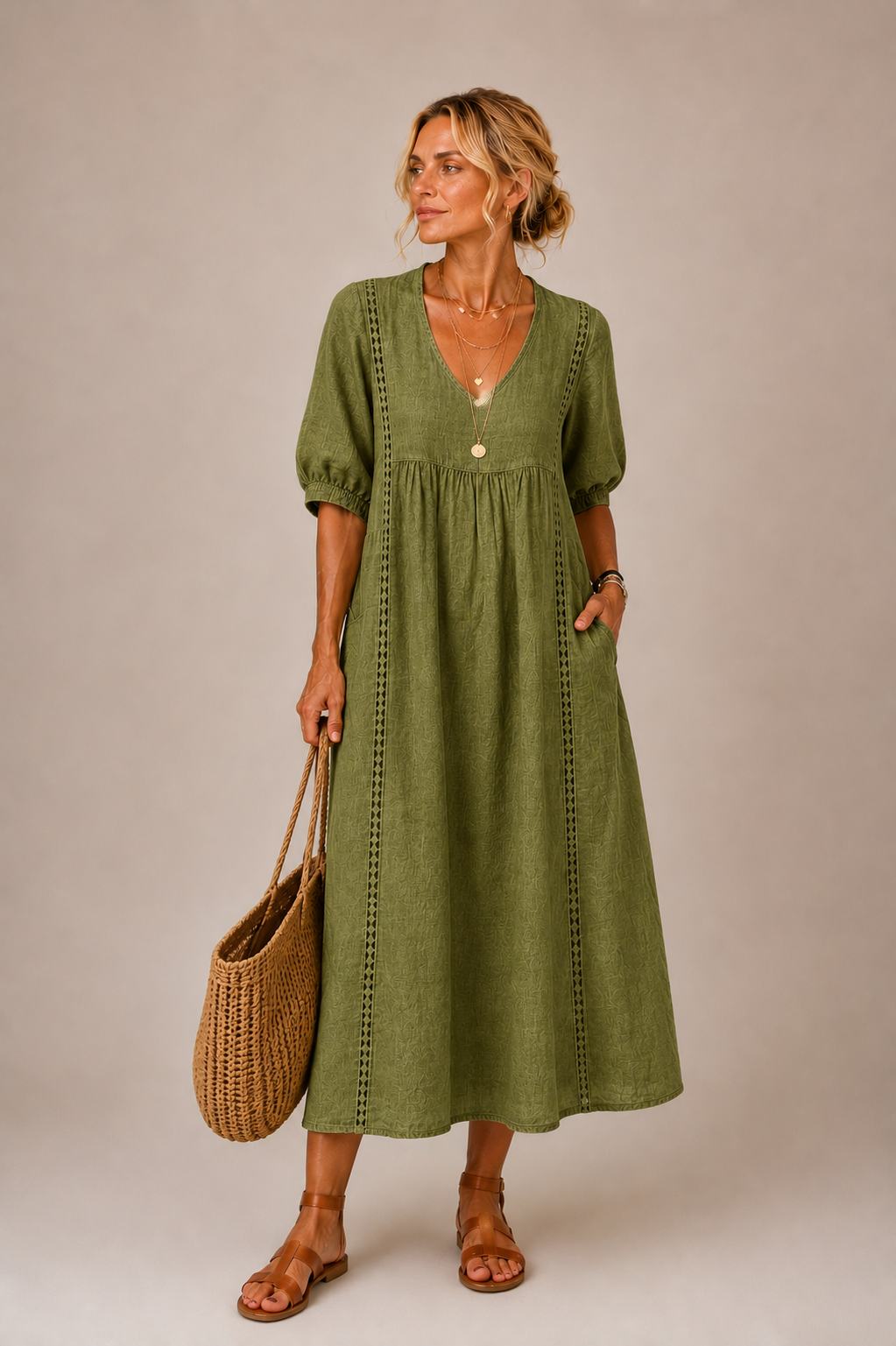 SOFIA | VESTIDO MIDI VERANIEGO