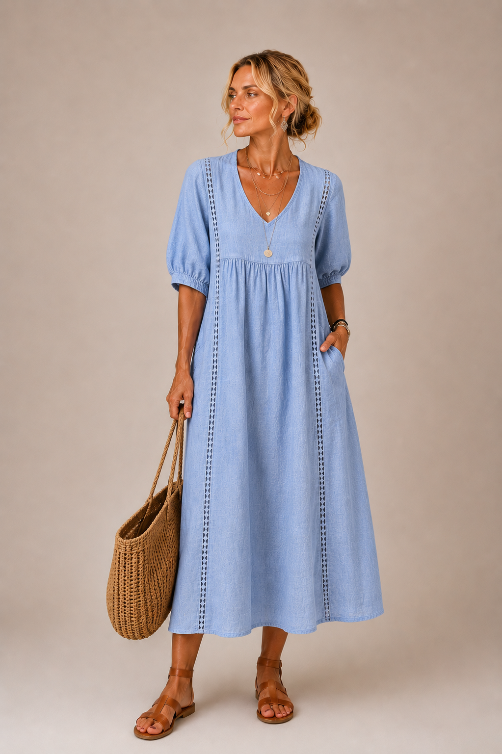 SOFIA | VESTIDO MIDI VERANIEGO