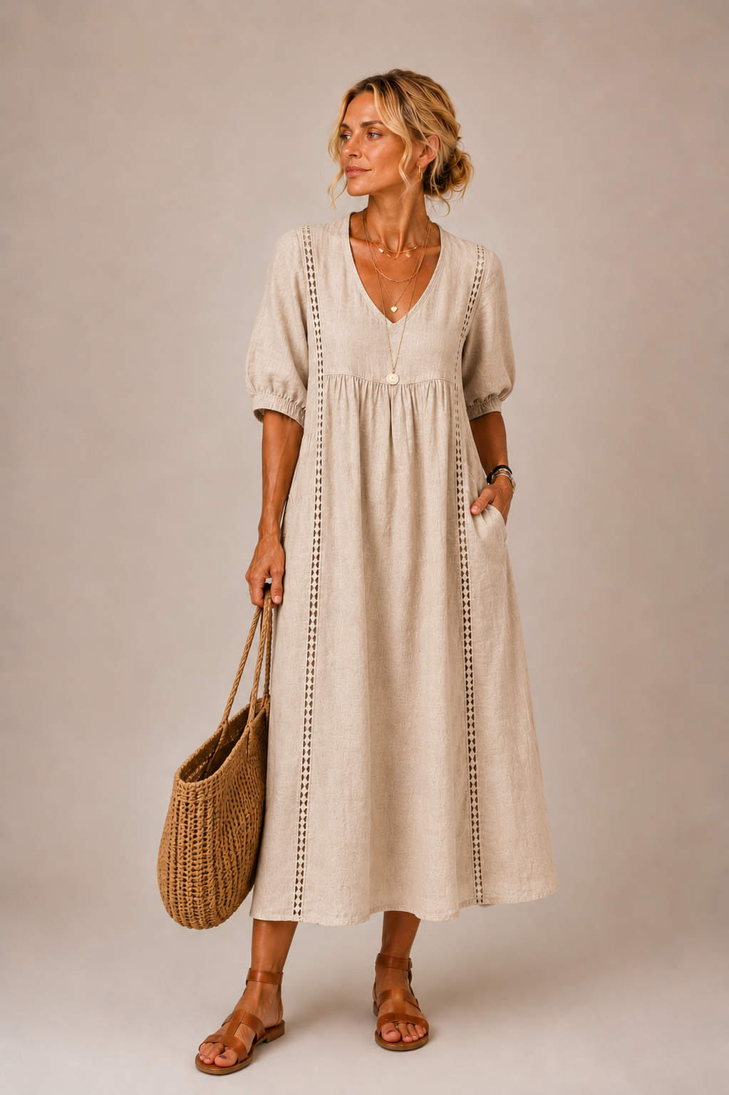 SOFIA | VESTIDO MIDI VERANIEGO
