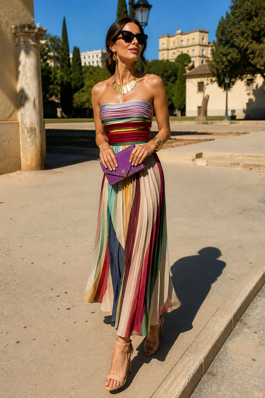 EVELYN | VESTIDO LARGO ELEGANTE