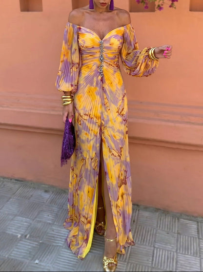 Ludovica | Vestido maxi floral