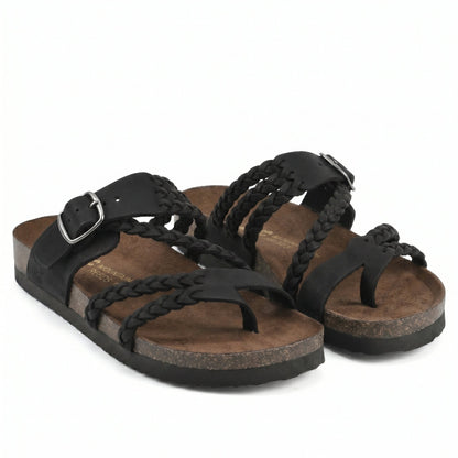 MARGARITA | SANDALIAS ECOLOGICAS CON TIRAS TRENZADAS