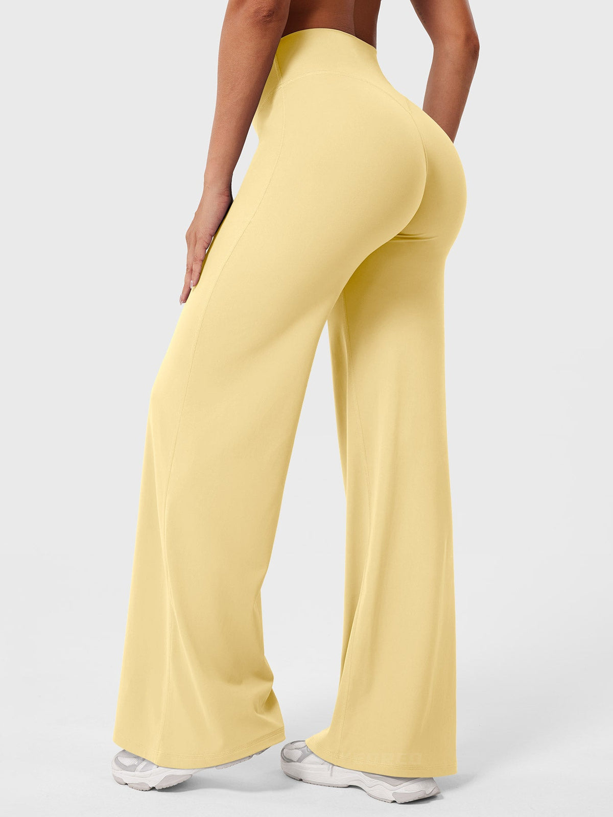Leggings rectos ALEXA - color Amarillo Mantequilla