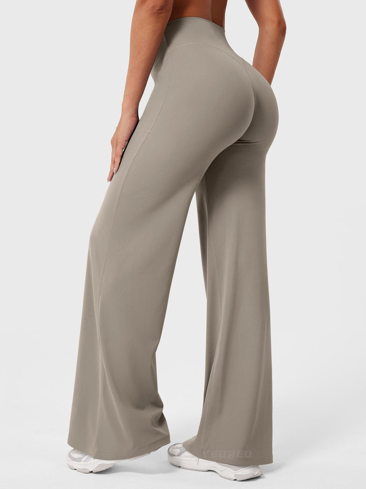 Leggings rectos ALEXA - color Marrón Carbón